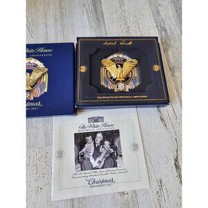 White House Franklin Roosevelt 2017 ornament eagle president Americana gold Maxi